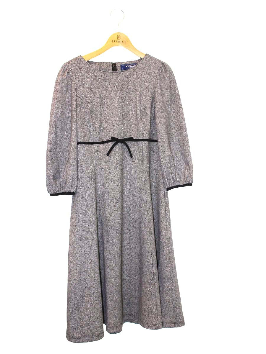 エムズグレイシー Comfortable High Waist Onepiece 011121 ワンピース 38 グレー ITDDV5ZZHSKK