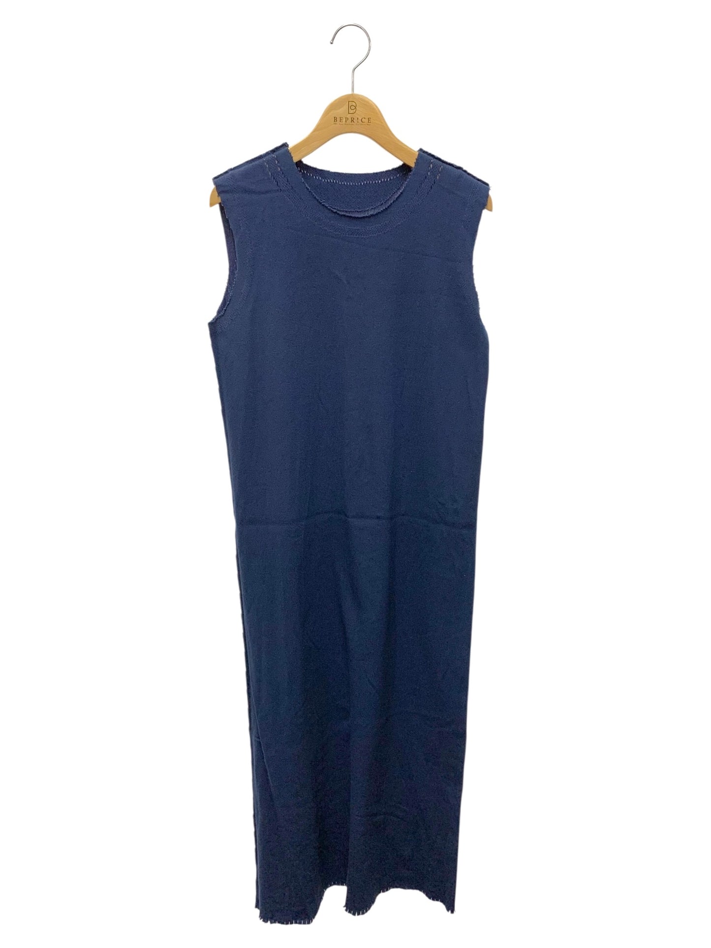 エイポックエイブルイッセイミヤケ AT13KH421 ワンピース 1 ネイビー ニット Aライン ITYIXKGZTM4O