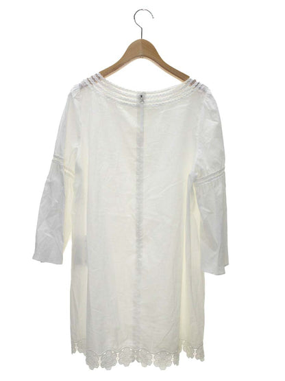 トゥービーシック W5M53-325-01 チュニック 42 ホワイト レース ITZHJQRO6LG0 【SALE】