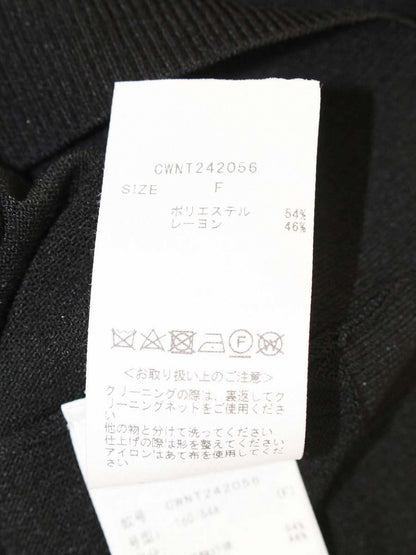 セルフォード ハーフスリーブシアーカーディガン CWNT242056 ブラック IT8H8G2U22XW