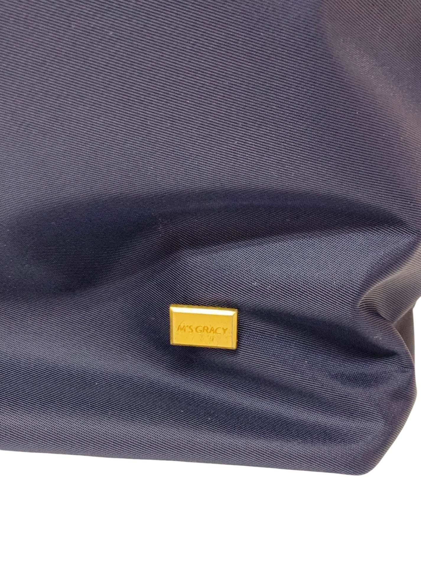 エムズグレイシー 194103 トートバッグ ネイビー リボン ITXTFVV2X9QG