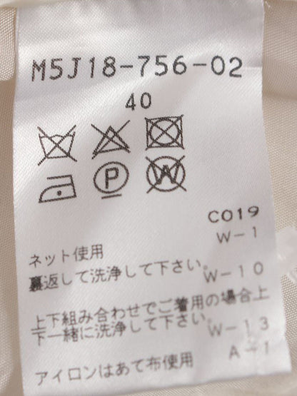 エポカ ノースリーブタックベルト風ワンピース M5J18-756-02 40 アイボリー ITNMF0EG9M3G