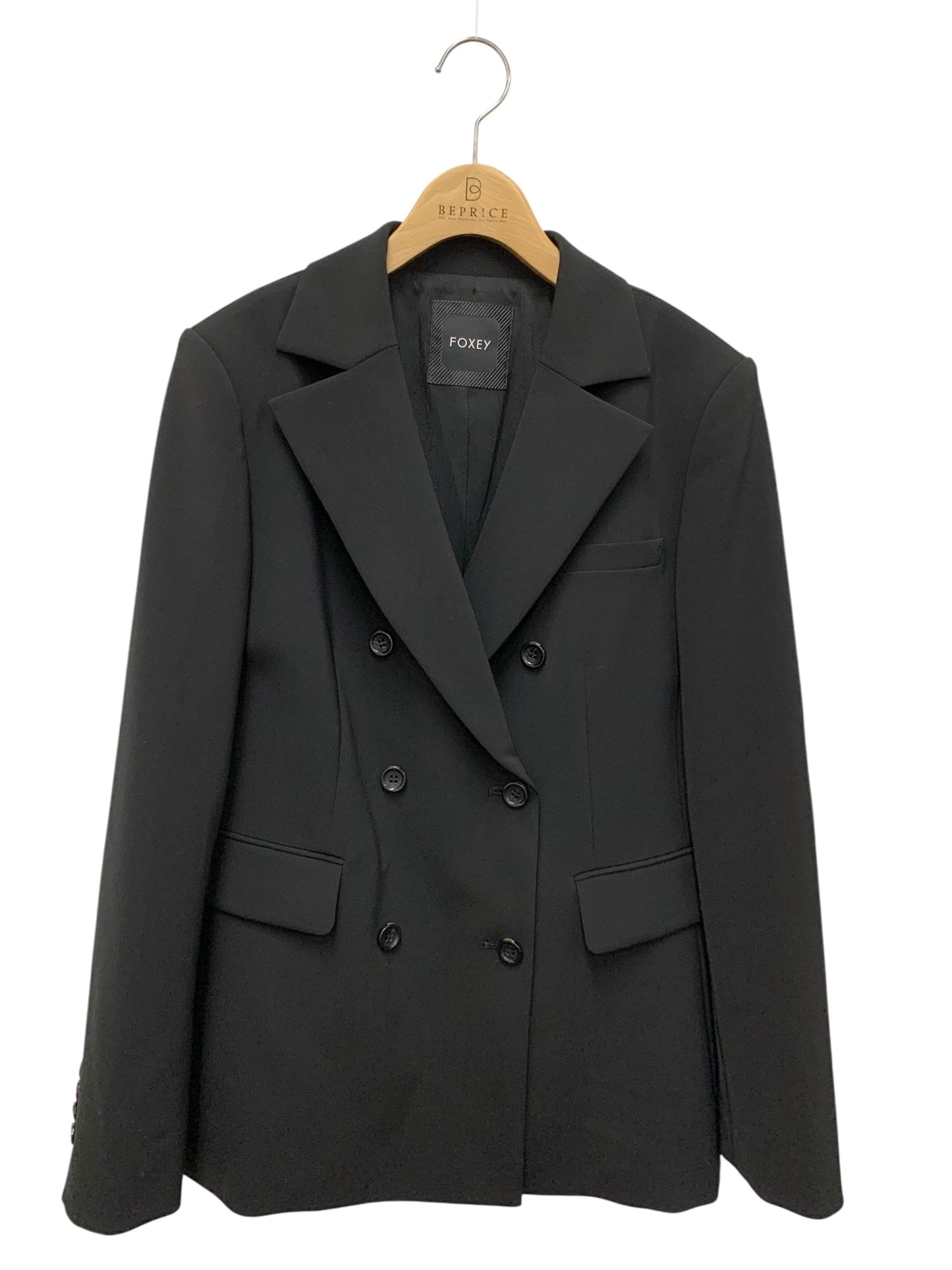 フォクシーニューヨーク Noblesse ノブレス 44662 ジャケット 42 ブラック ITHKV5R6E436