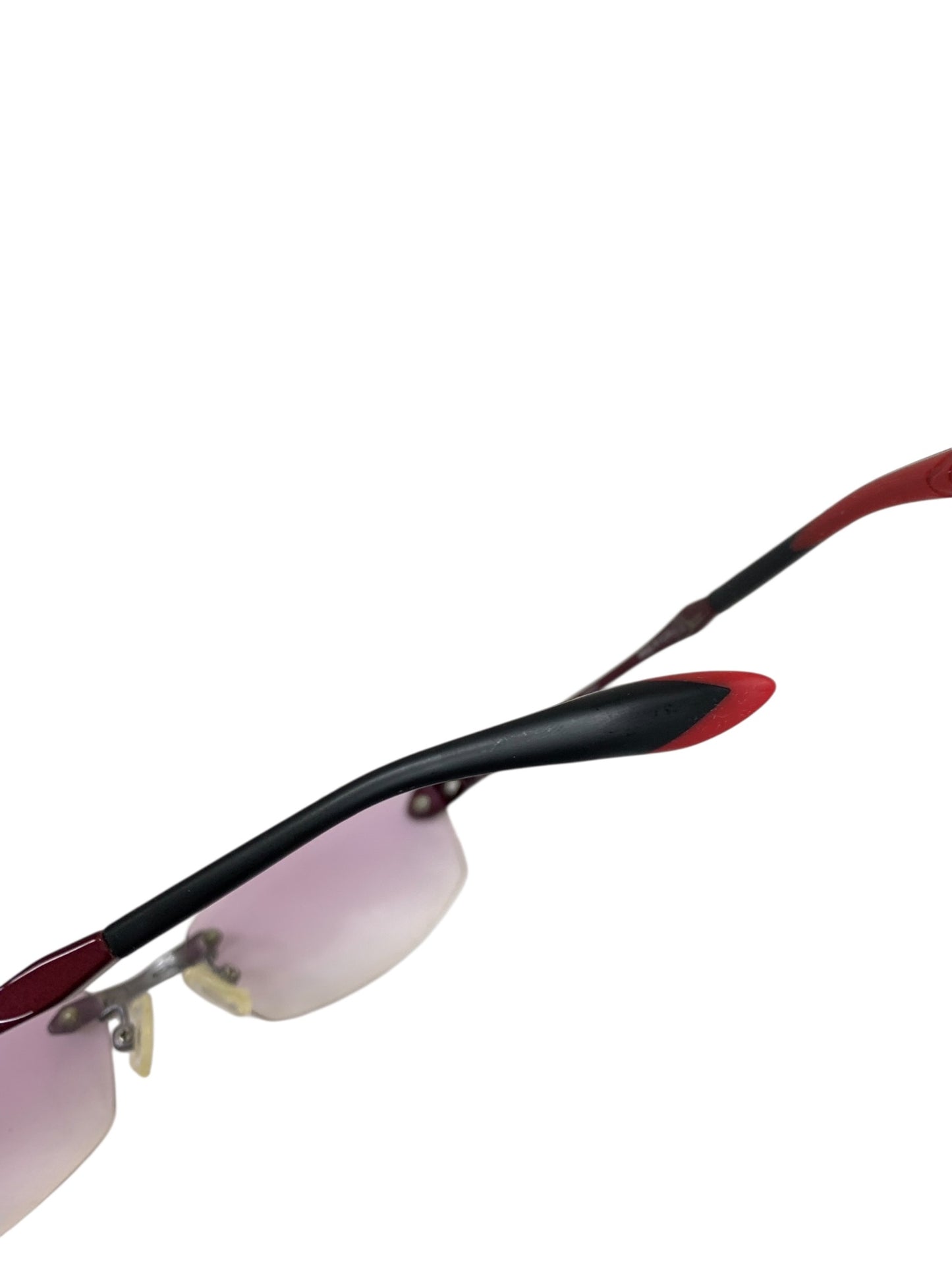 アイアスリート IA-417 メガネ レッド リムレス スクエア ITJ7H20WLSU8