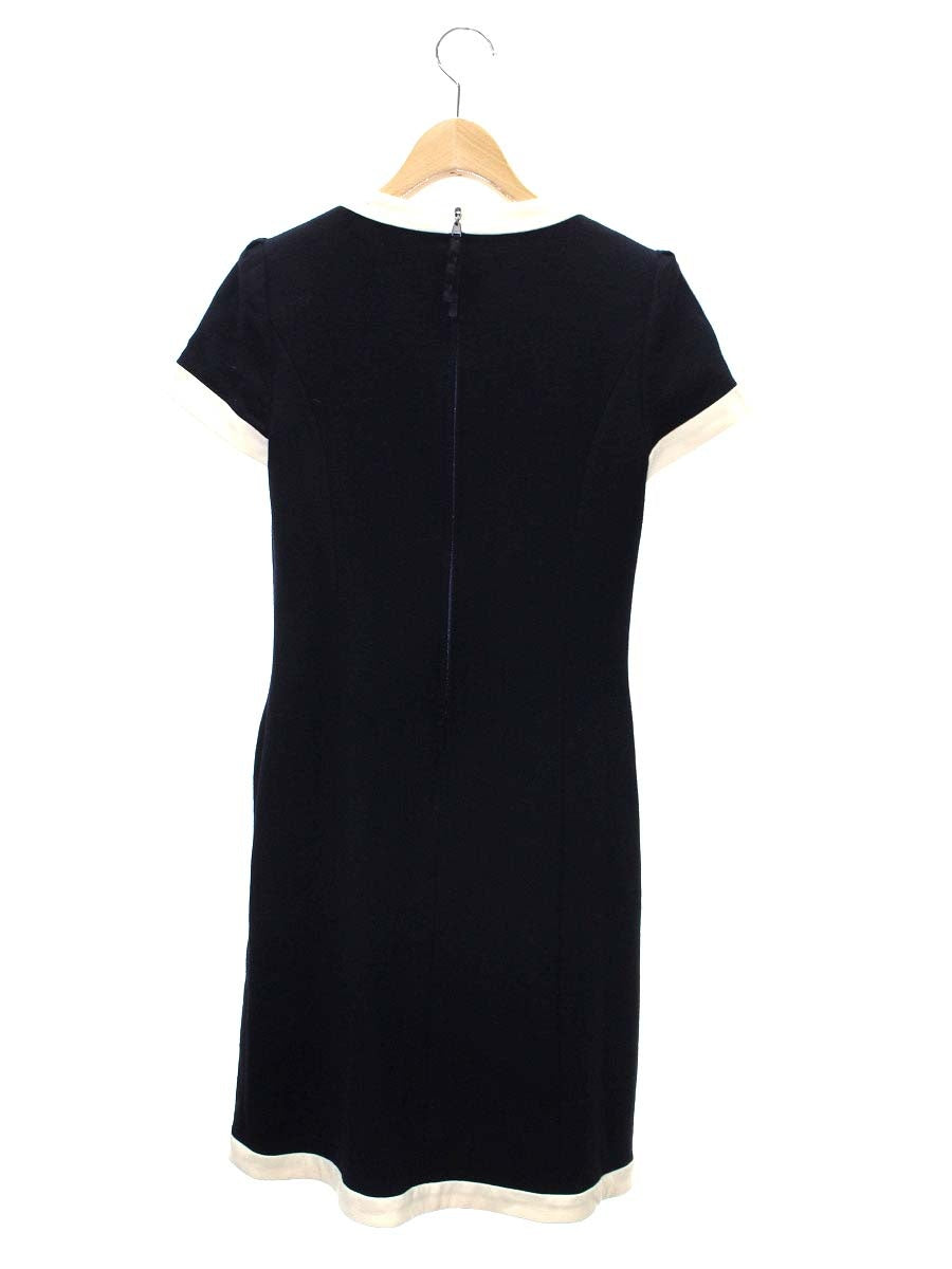 フォクシーブティック Jasmine Noir 33702 ワンピース 38 ネイビー IT4GTUMEX1A1