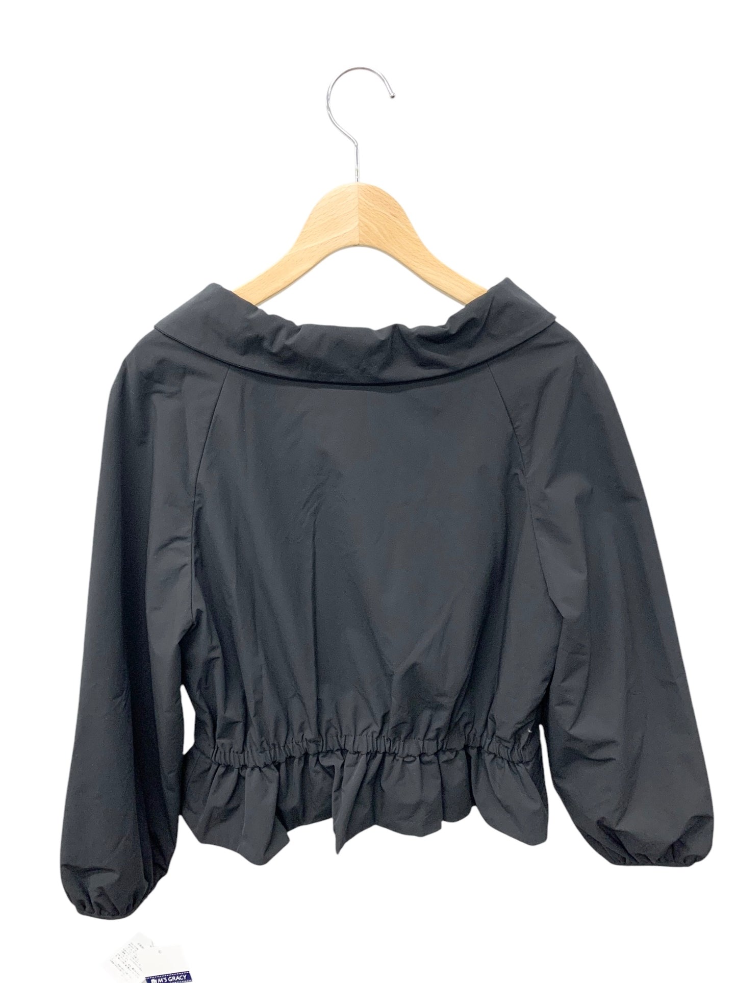 エムズグレイシー 414505 ブルゾン 38 ブラック ジップアップ 中綿 ITJRB5PNPRPY