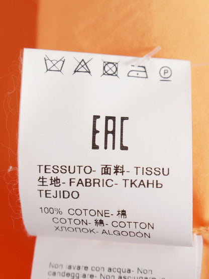 エムエスジーエム 3042MDM101 カットソー 38 オレンジ パフスリーブ ギャザー ITGZCWKALKQW