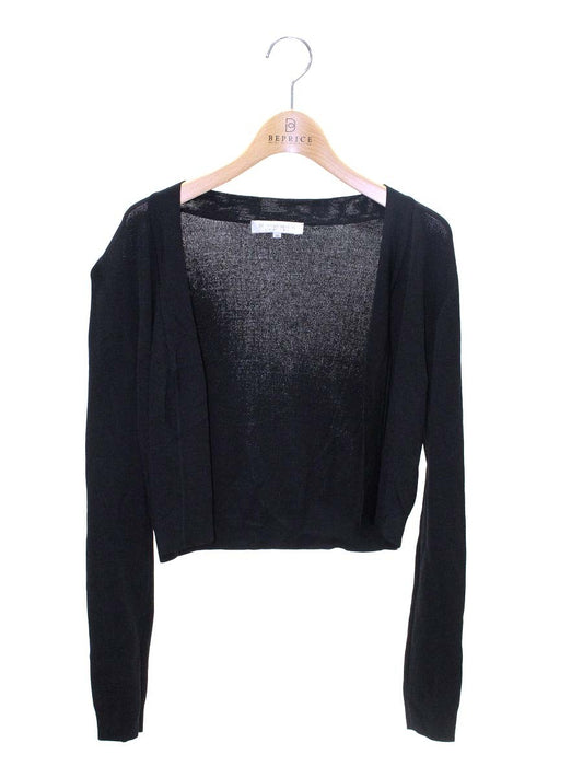 エムプルミエクチュール F718-003 カーディガン ボレロ 38 ブラック ITBS594EW7XU