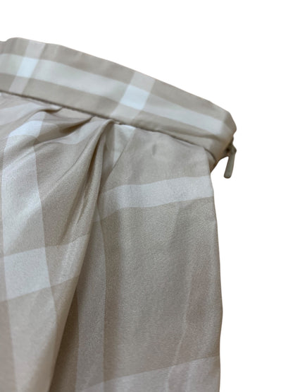 フォクシーブティック Diana ダイアナ 45197 スカート 40 ベージュ チェック柄 ITC2ZRNK6YUI