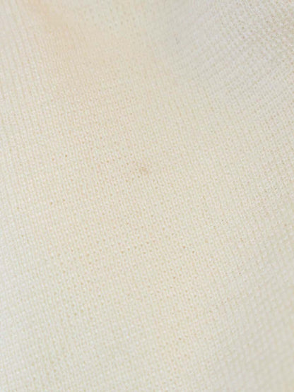 エムズグレイシー Camellia Motif Knit 818568 ニット セーター 38 アイボリー フラワーモチーフ スパンコール ITBLJB65VZLC