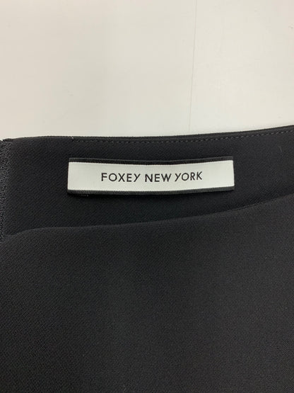 フォクシーニューヨーク Strech Suiting A Line Dress 36599 ワンピース 40 ブラック IT2NFSSC708O