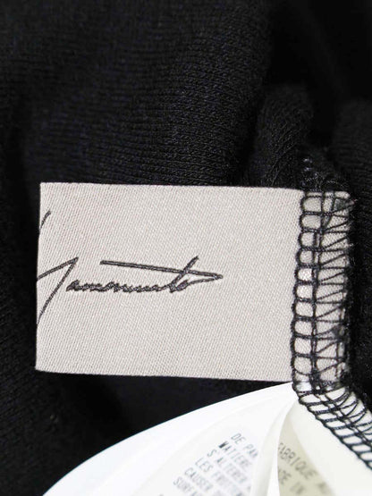 ヨウジヤマモト FS-T20-071 カットソー 2 ブラック Uネック ドローコード ITZZLF3SKXWU 【SALE】