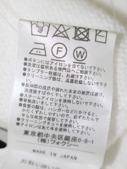 フォクシーブティック Regine レギーネ 42622 カーディガン 40 ホワイト パールボタン ITBIGTDEXQHW