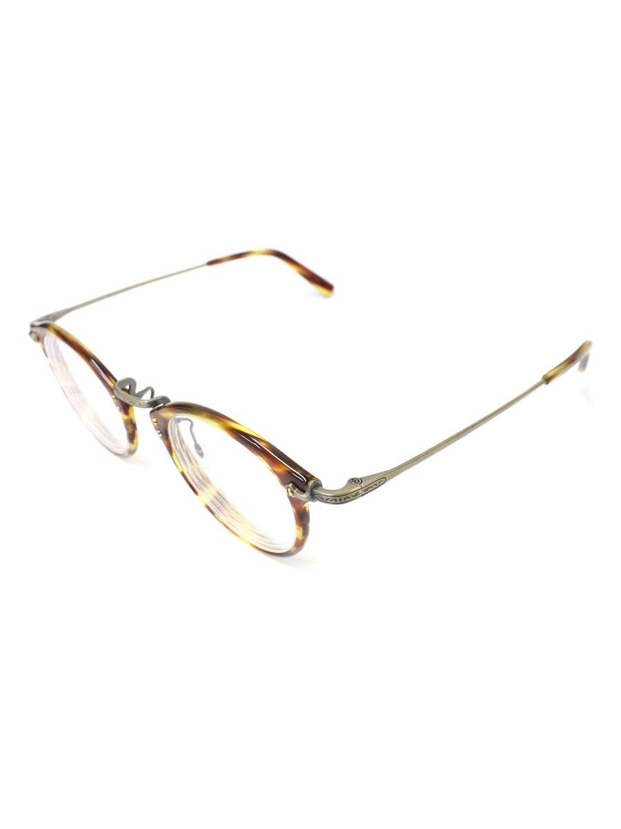 増永眼鏡 GMS-805 メガネ ブラウン/アンティークゴールド コンビフレーム チタン IT5IITFD9009