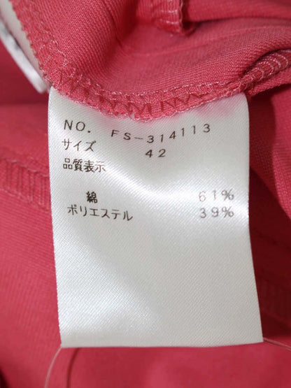 エムズグレイシー 314113 ジャケット 42 ピンク コットン カメリアジップ ITN5Q7RCIFIQ