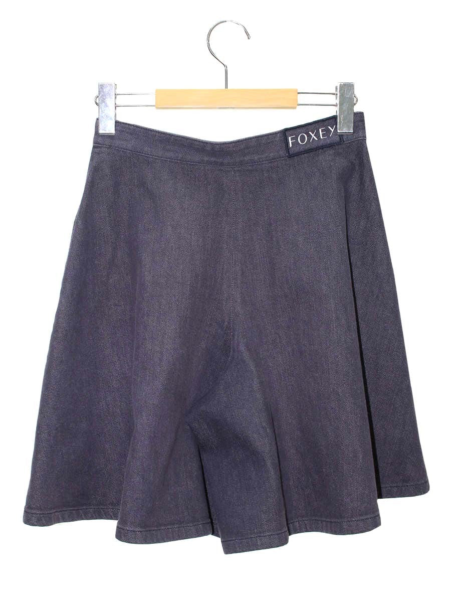 フォクシーニューヨーク Denim Lily Pants 40536 デニムショートパンツ 38 ネイビー IT9Z1TZS0V38