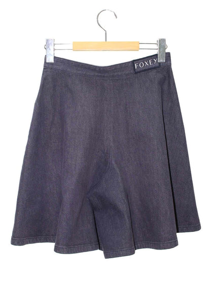 フォクシーニューヨーク Denim Lily Pants 40536 デニムショートパンツ 38 ネイビー IT9Z1TZS0V38