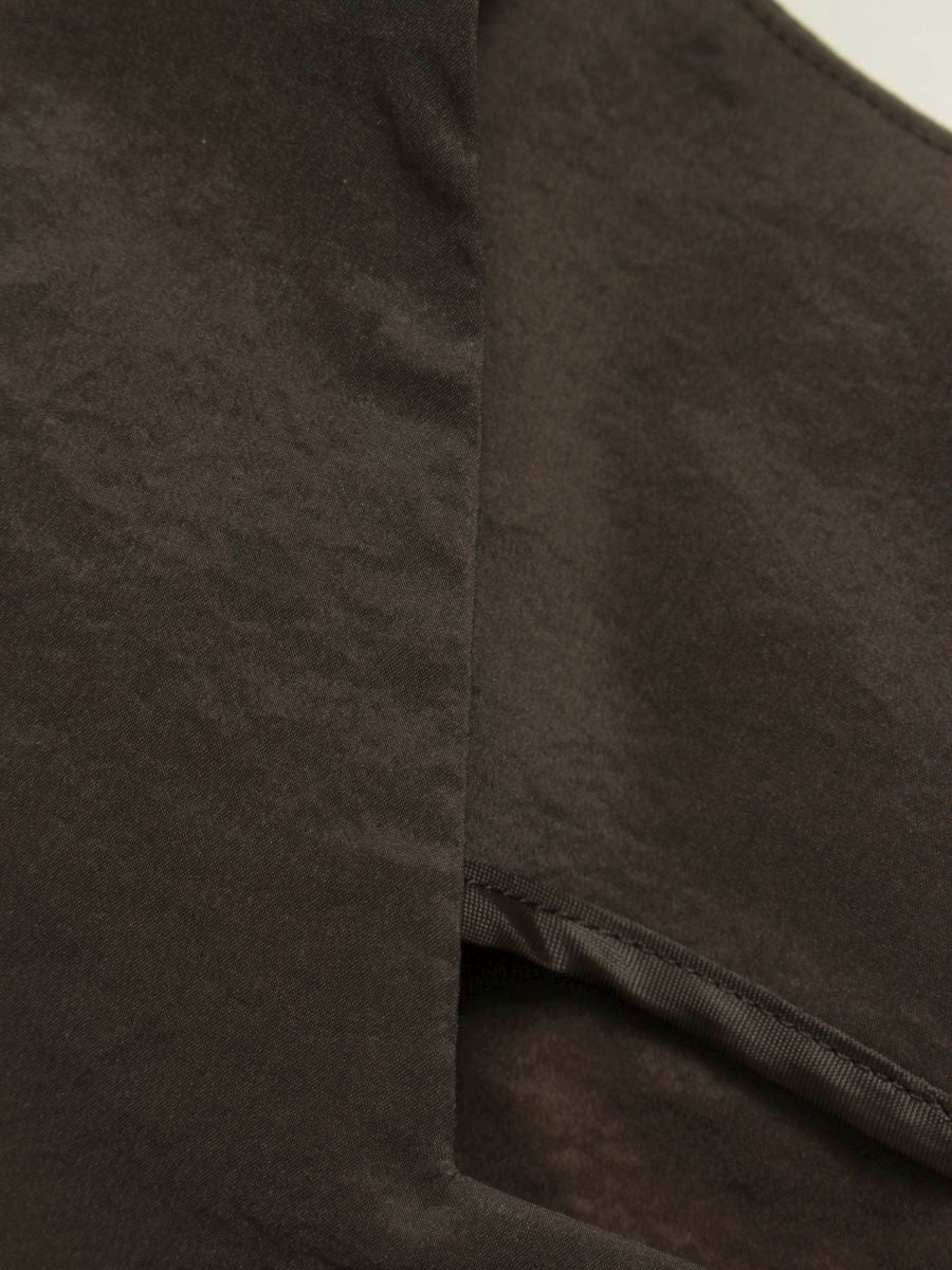 エムズグレイシー スクウェアネックロー切り替え 411331 ワンピース 38 ブラウン IT4BAR4WSXO4