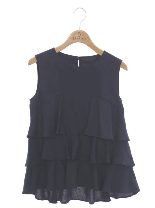 ダイアグラム 3524 8164-0 トップス 36 ネイビー フリル ITP26L6GYKFN