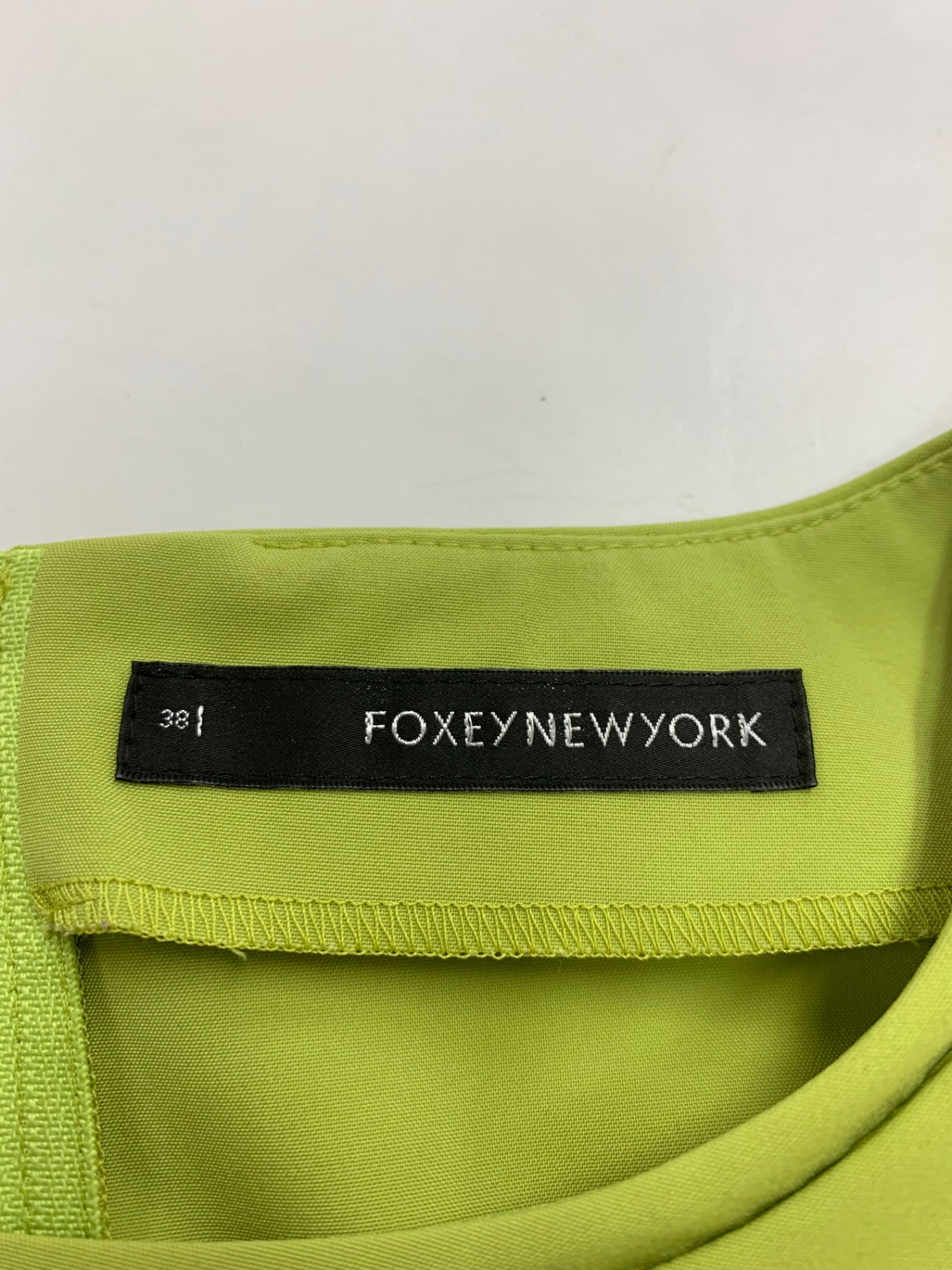 フォクシーニューヨーク RAINY 26061 ワンピース 38 グリーン IT5Z93RSC06G