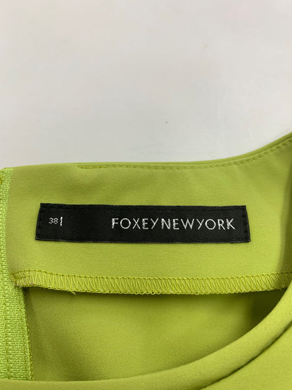 フォクシーニューヨーク RAINY 26061 ワンピース 38 グリーン IT5Z93RSC06G