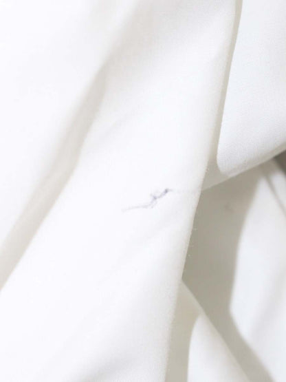 エムズグレイシー 315505 ニットトップス 40 ホワイト/ブラック 袖リボン 切り替え IT5I9VJZMK8U