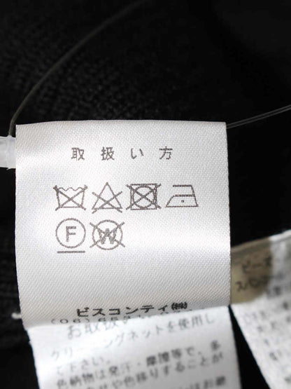 ギャラリービスコンティ 1322864 カーディガン 3 ブラック リボン ITYF9JCHL2MO