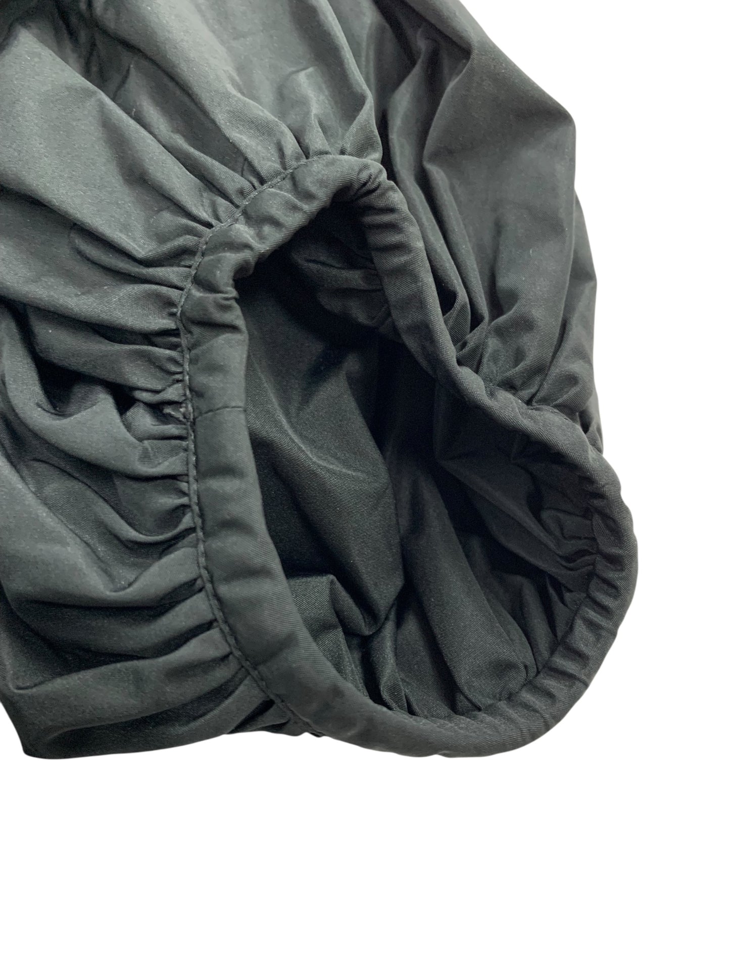 ルフィル 534-3110106 ブラウス F ブラック ライトタフタギャザー ITRWXRQUZZPC