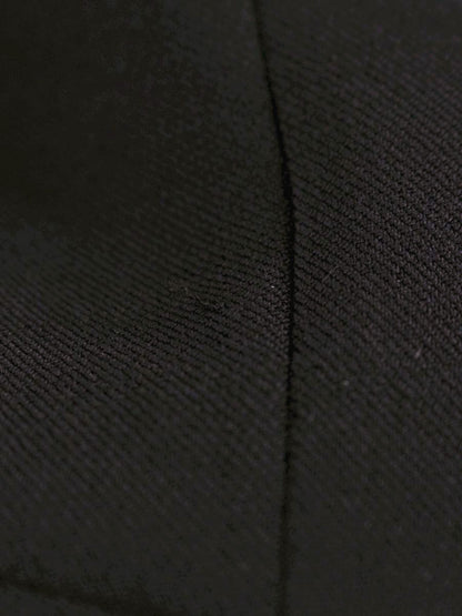 ルネ basic 5946010 ワンピース 36 ブラック ストレッチ素材 インパーテッド IT6QR475YUHT