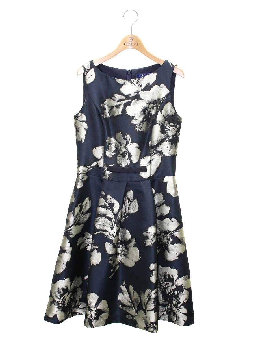 極美品 M'S GRACY フラワーモチーフ ワンピース ベージュ 38 エムズグレイシー通販 | 中古ブランド品・古着洋服 | ビープライス