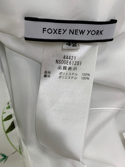 フォクシーニューヨーク Primavera Dress プリマヴェーラ 44421 ワンピース 42 ホワイト ITUR0YOVTIR4