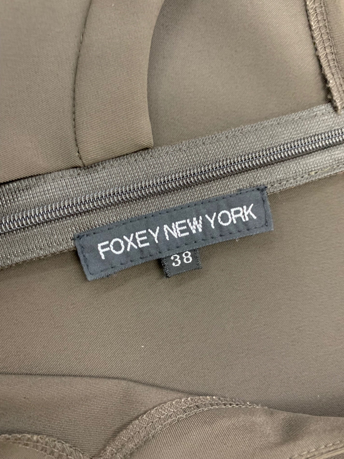 フォクシーニューヨーク 18257 ワンピース 38 ブラウン ワンピース ノースリ バルーン ITG91RFLL30G