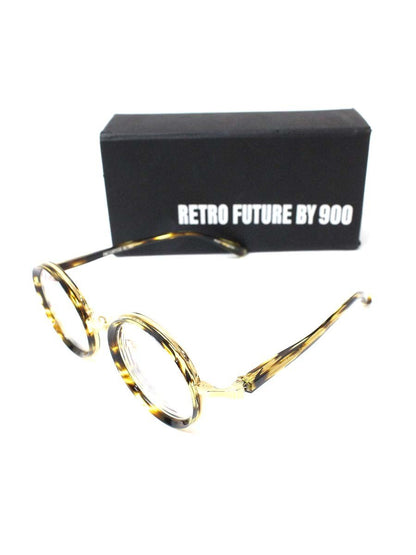 ファクトリー900 RF051 メガネ ブラウン コンビフレーム フルリム ラウンド（丸メガネ） ITSKDFDBK6TE