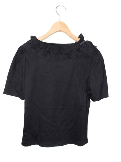 エムズグレイシー 415304 カットソー 40 ブラック フリル ITM5O7VFKX7S