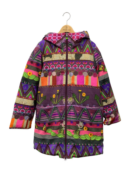 アルベロベロ 813999 ダウンコート - マルチカラー リバーシブル フラワーモチーフ ITE6Y8KW75MS