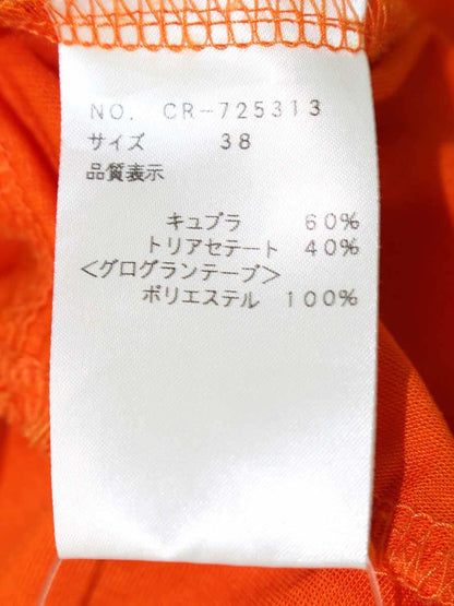 エムズグレイシー 725313 Tシャツ カットソー 38 オレンジ バックリボン ITNVJBTHEFAC