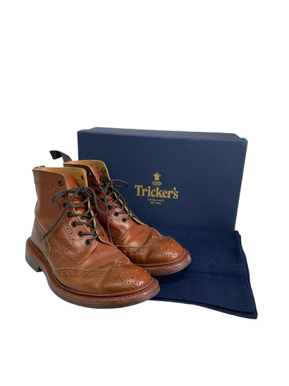 トリッカーズ 5634125 ブーツ 8 ブラウン ウイングチップ IT0603NWT0JQ