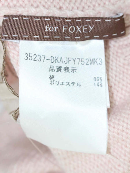 デイジーリンforフォクシー Cardigan Cecille 35237 カーディガン 38 ピンク ITJ8NAS42XXM