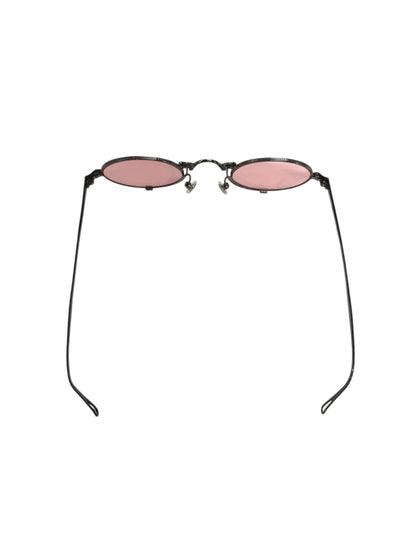 マツダ 10601H サングラス フルリム ラウンド（丸メガネ）彫金 グレー メタルフレーム ITXM4O6VKN5X