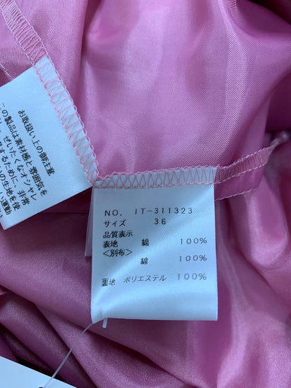 エムズグレイシー ハート柄刺繍ワンピース 311323 36 ピンク ITEXLLODS9LS 【SALE】