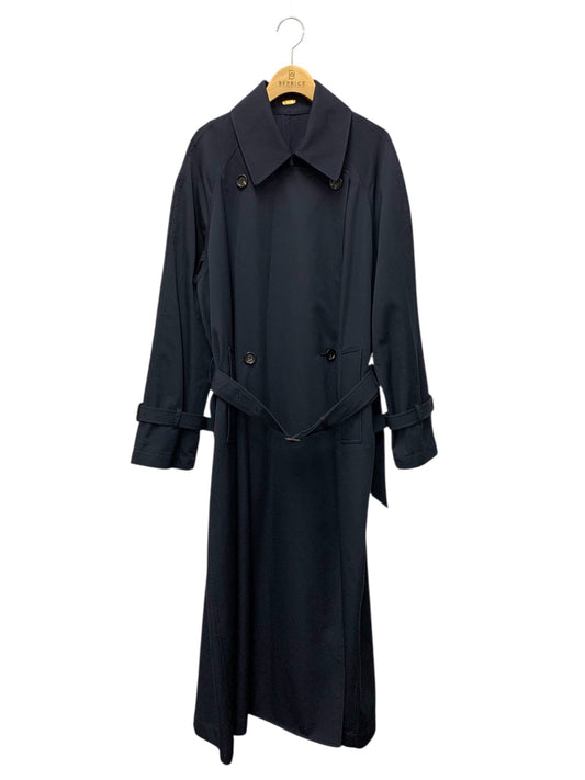 ミューズドゥドゥーズィエムクラス 24-020-520-4010-1-0 トレンチコート ネイビー ダブルブレスト ITZA84ZT81E8