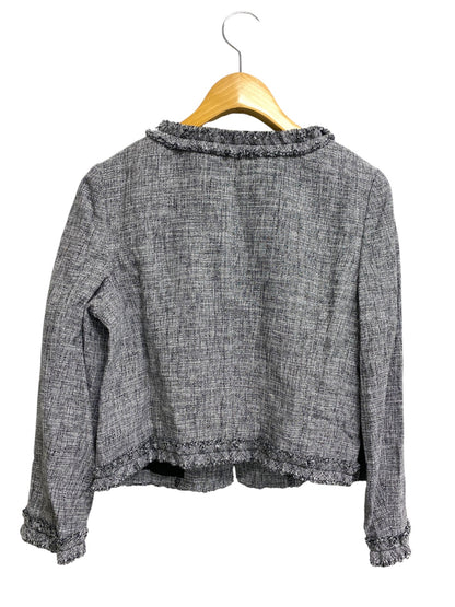 トッカ JKTOSM0420 ジャケット 0 グレー ツイード フリンジ ラメ IT8RX6DPKG3S 【SALE】
