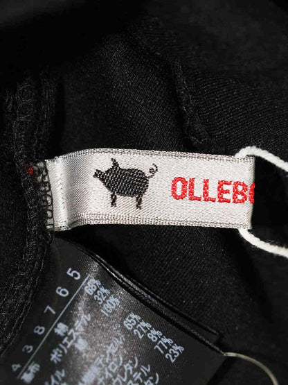 アルベロベロ 438765 パンツ F ブラック パイル地 ストレッチ アニマルモチーフ ITEXW40GIHDY