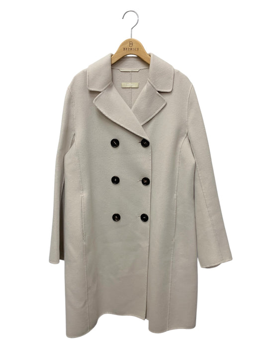 エスマックスマーラ 508405800005 チェスターコート 46 グレージュ ウール IT2YE1FE74XL