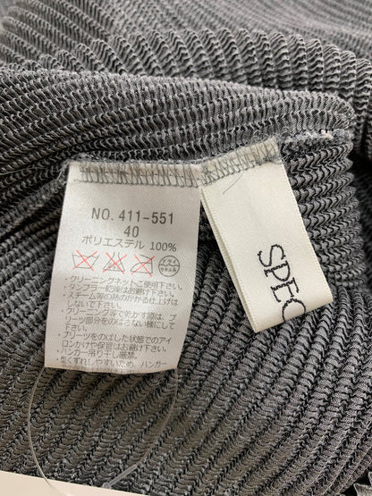 スペッチオ 411-551 ワンピース 40 グレー プリーツ ITB3RH2MHF0G 【SALE】