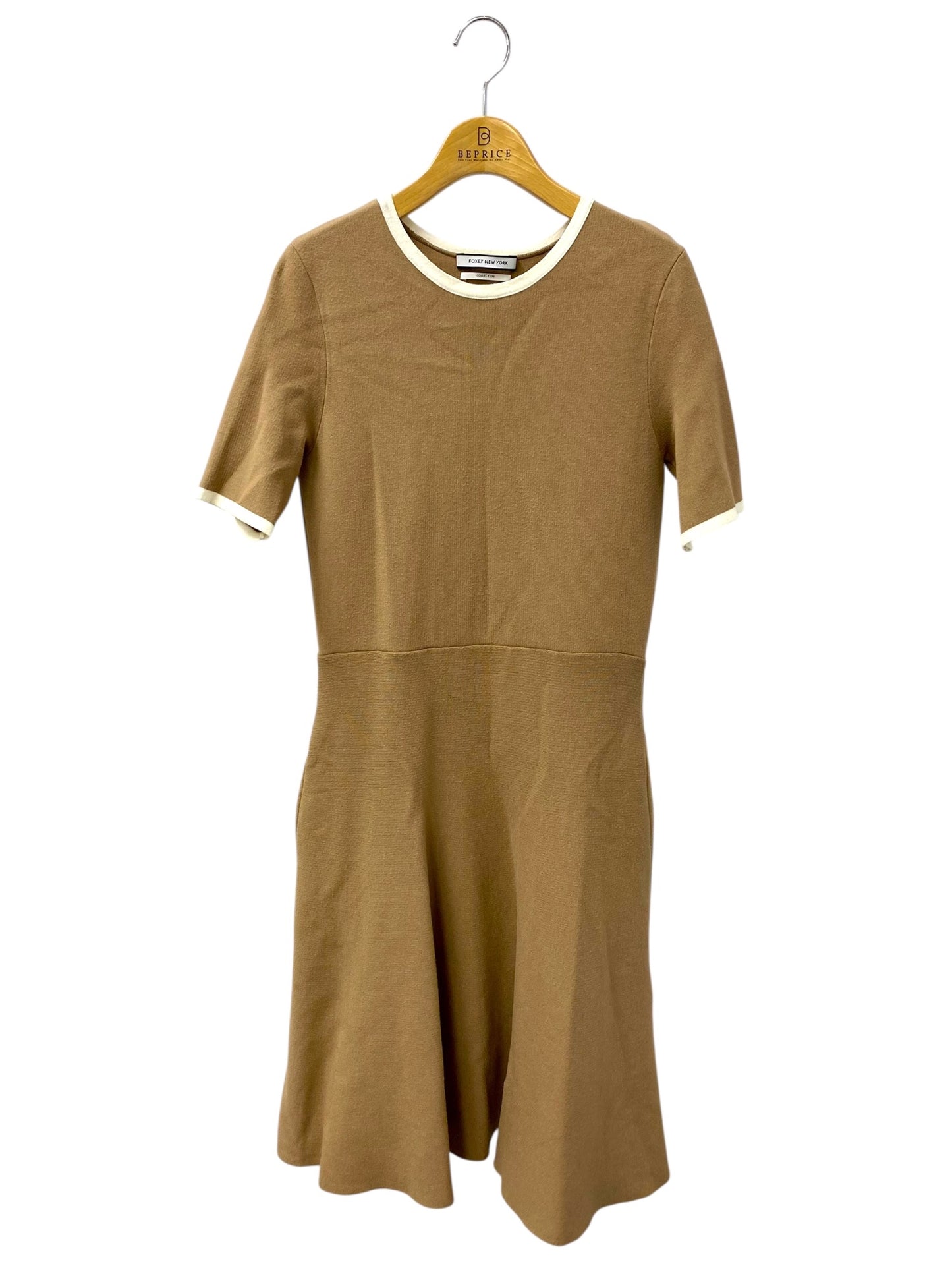 フォクシーニューヨーク collection Knit Dress 39015 ワンピース 38 ブラウン ITQXL3XF2OXW