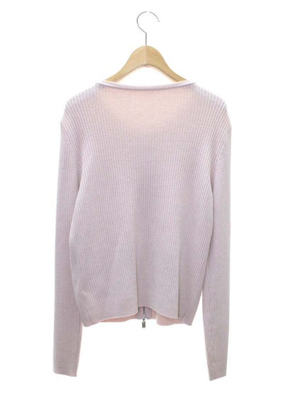 フォクシーブティック Cardigan compact Rib 40103 カーディガン 38 ピンク ジップアップ ITTDJUTI9COY