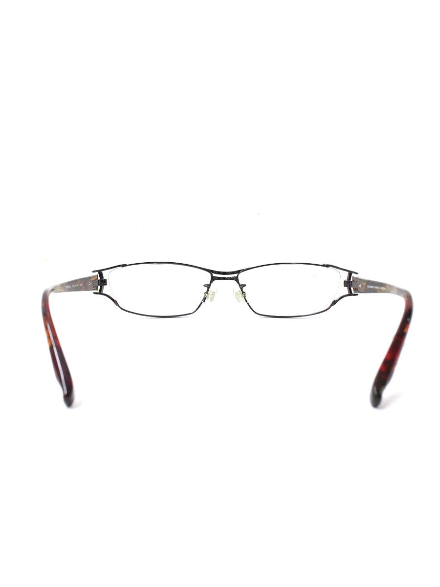 キャサリンハムネット 9094 メガネ ブラウン ゴールド コンビフレーム フルリム スクエア ITSR7UH92XCK