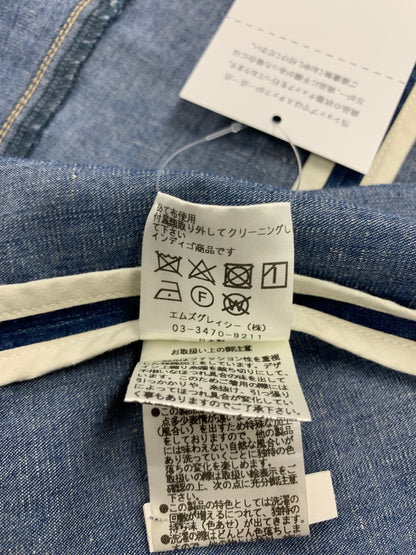 エムズグレイシー 724314 ジャケット 38 ブルー デニム フリル ITZB66YZQLFW