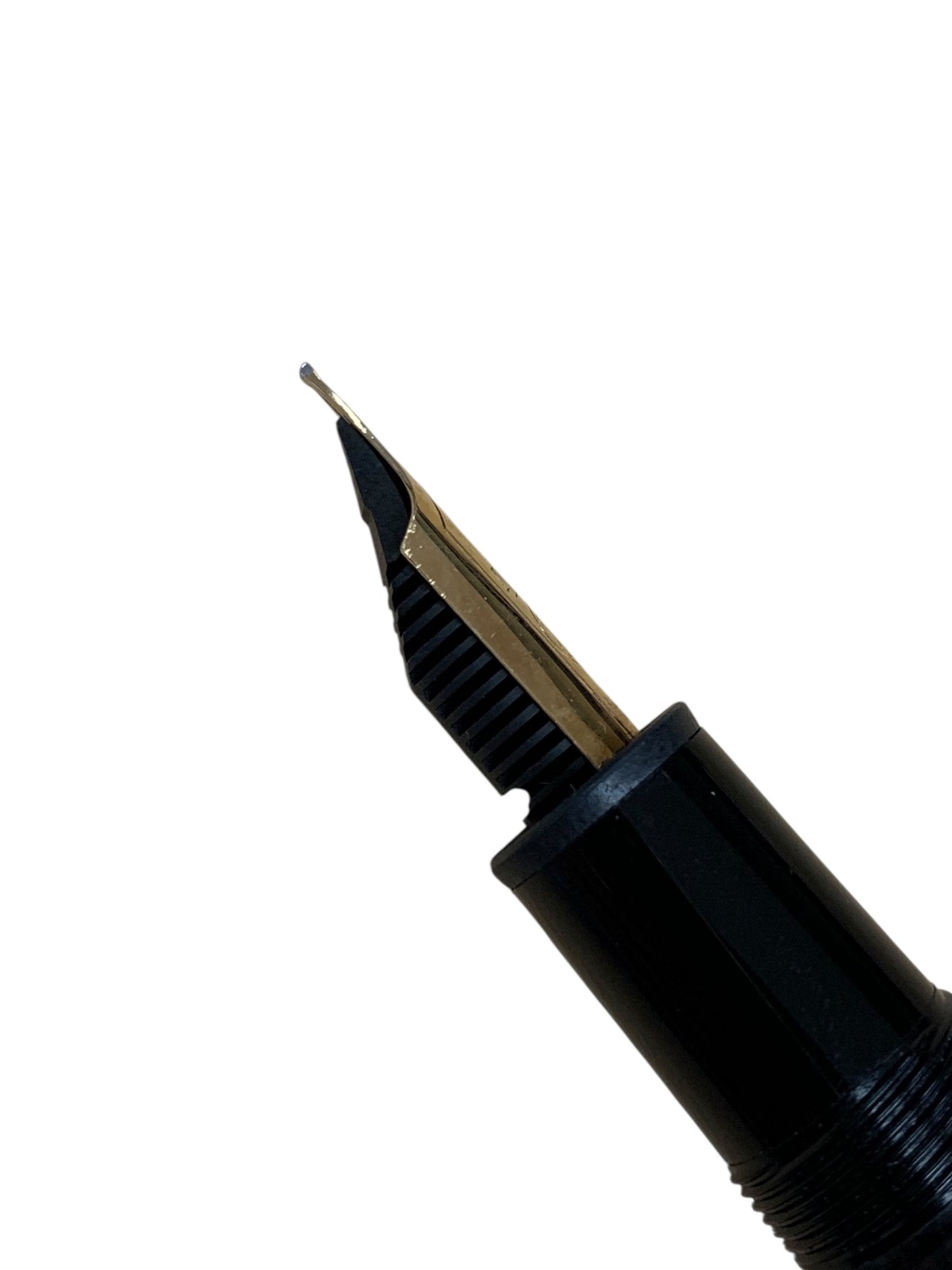 モンブラン 万年筆 旧マイスターシュテュック146 ブラック F 14K 全金 ITZKHH3BA75K